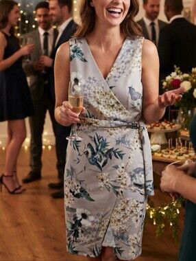 A.B.S Collection Floral Dress‎ Size 12 New